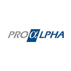 L-mobile field service management Fonctions Intégration à l'ERP Intégration proALPHA logo