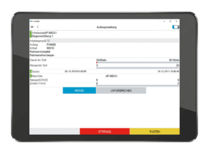 Producción digitalizada L-mobile Registro de datos Adquisición de datos de producción Adquisición de datos de máquina