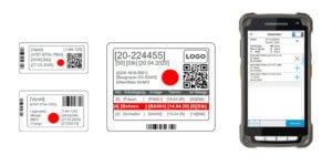 L-mobile e-label elektronisches Etikett Ortung Fertigungsauftrag