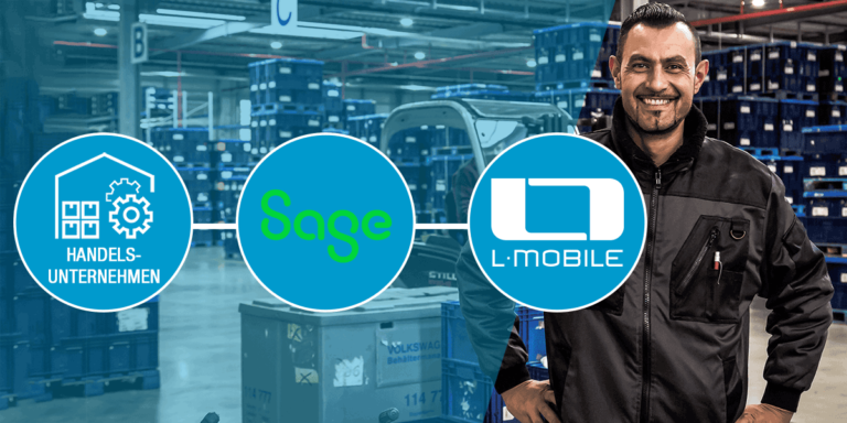 Handelsunternehmen mit Sage und L-mobile: Wie Sie Ihre mobile Datenerfassung im Lager optimieren