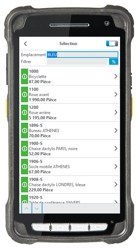 L-mobile warehouse ready for Microsoft Dynamics NAV und Business Central mobile Lagerverwaltung Basismodul mobile Sammelumlagerung