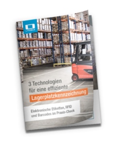 L-mobile Whitepaper: 3 Technologien für eine effiziente Lagerplatzkennzeichnung