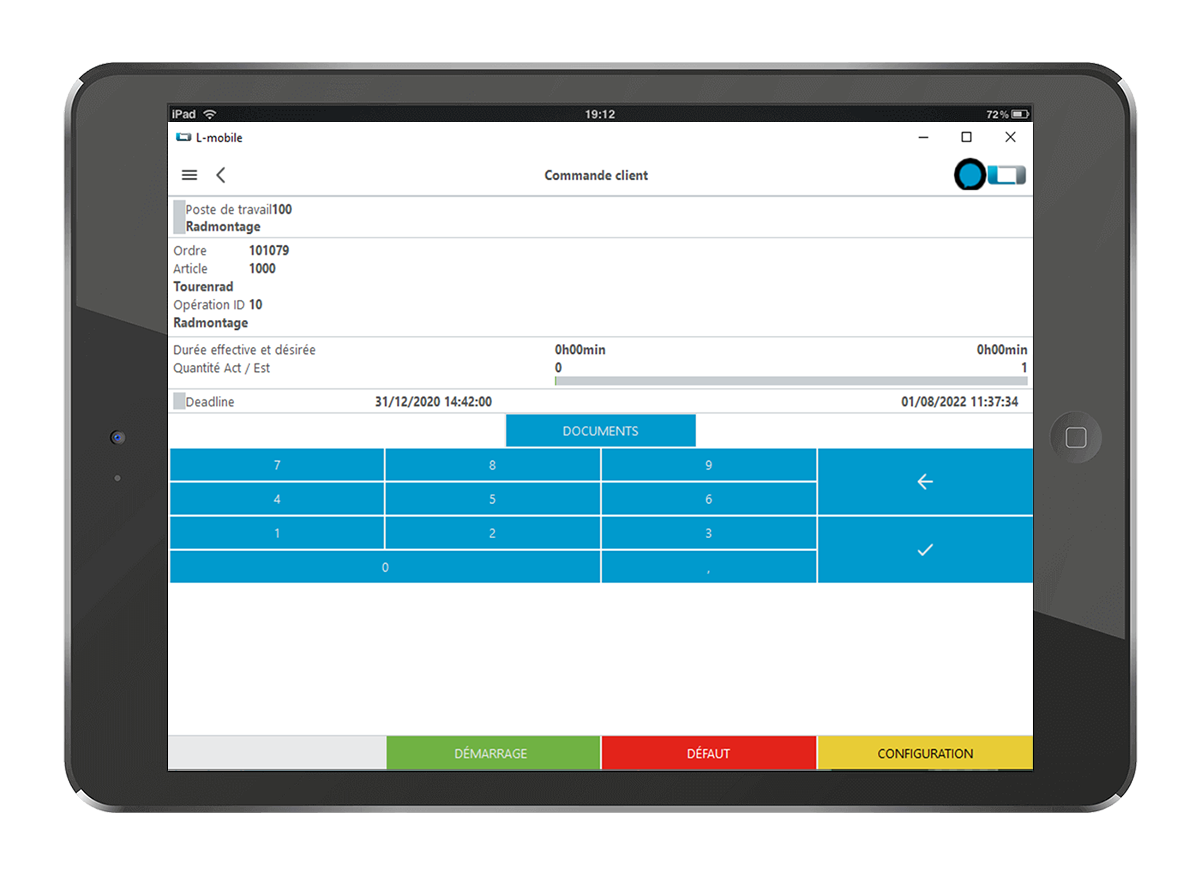 Module complémentaire ADO non lancée L-mobile warehouse ready for Microsoft Dynamics NAV et Business Central
