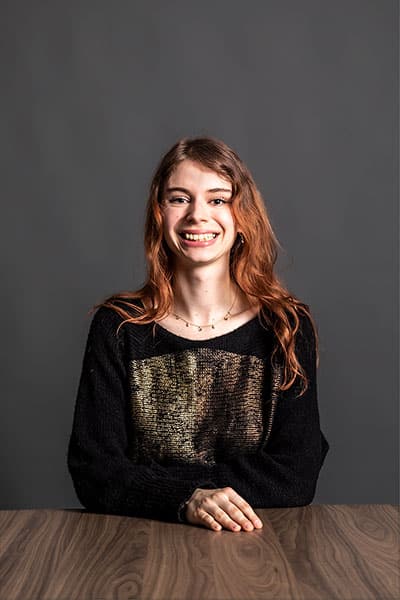 L-mobile Mitarbeiterin Chloé Rascacea