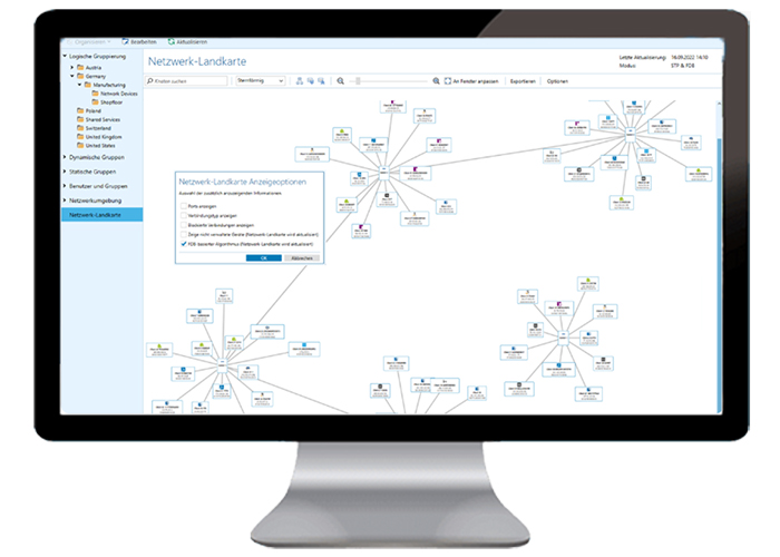Netzwerkkarte baramundi Management Suite Netzwerkkarte baramundi Management Suite