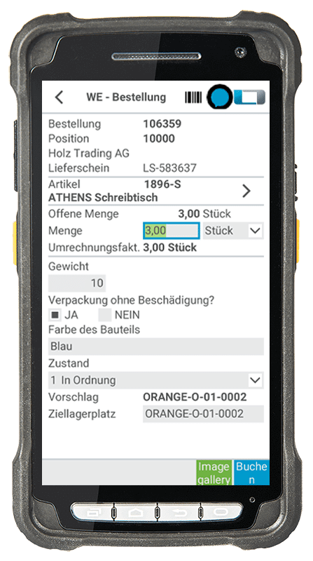 Qualitätsdaten einfach schnell und mobil erfassen mit der mobilen Datenerfassung NAV (Navision) und Business Central