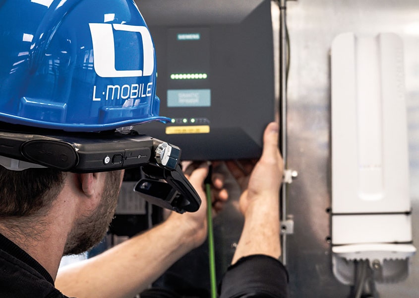 L-mobile, Augmented Reality im Service einsetzen, Serviceeinsätze effizienter gestalten, Smart Glasses, Wissenstransfer durch Remote Support