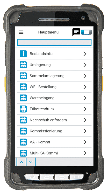 Die mobile Datenerfassung für Business Central / NAV kann beliebig erweitert werden