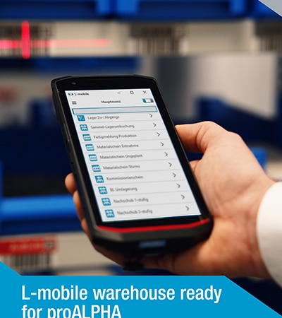 Starterpaket L-mobile warehouse ready for proALPHA: Ihr Einstieg in die digitale Lagerverwaltung