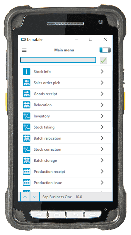 L-mobile warehouse digitalisierte Lagerlogistik: Flexibel erweiterbare Scannerlösung L-mobile warehouse