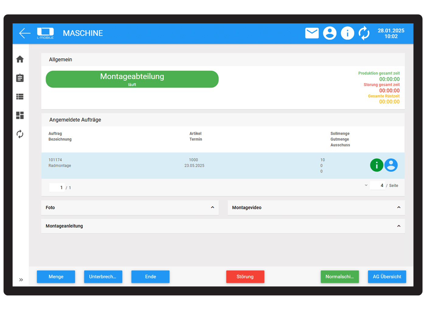 Die BDE für NAV und Dynamics 365 Business Central liefert detaillierte Informationen zu jedem Arbeitsgang.