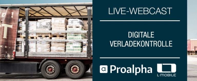 Live-Webcast: Verladekontrolle für Proalpha