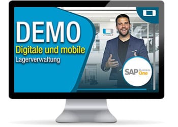 Software-Demo der mobilen Lagerlösung L-mobile warehouse ready for SAP Business One