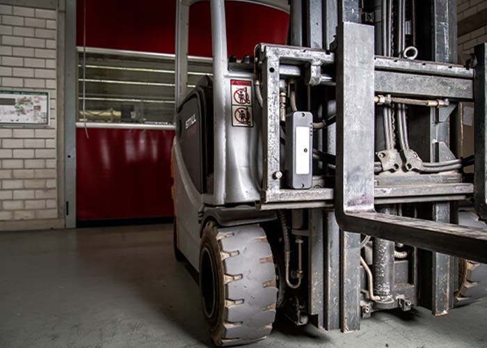 Lagerplatzkennzeichnung mit RFID-Technologie für Staplerfahrer