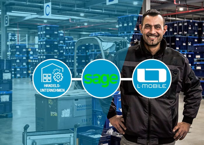 Handelsunternehmen mit Sage und L-mobile: Wie Sie Ihre mobile Datenerfassung im Lager optimieren