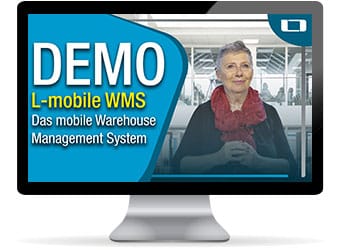 Software-Demo des Warehouse Management Systems L-mobile WMS