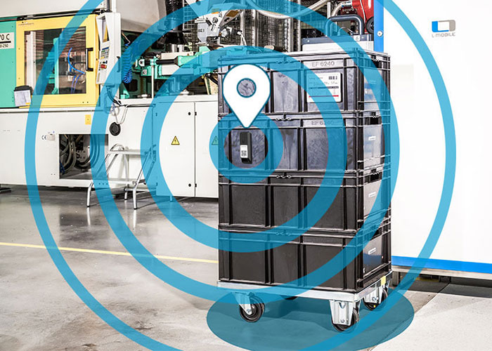 L-mobile, digitalisierte Produktion, L-mobile Flow Processor, Integrationsplattform, Industrie 4.0, UWB, e-label