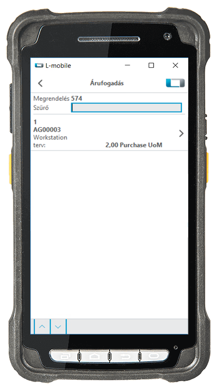 Wareneingang buchen mit WMS: Scan Lieferschein