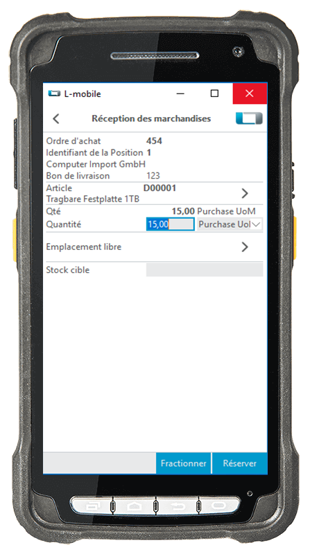 Wareneingang_buchen_3_Artikeluebersicht Wareneingang buchen mit WMS: Artikelübersicht