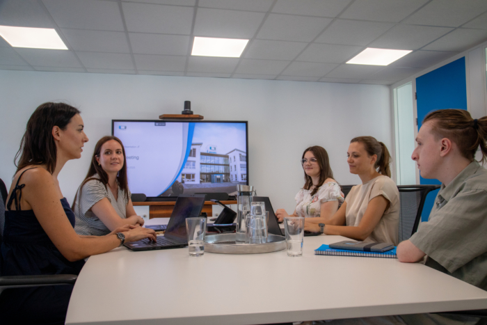 Das Finance & Controlling Team bei dem Softwareunternehmen L-mobile