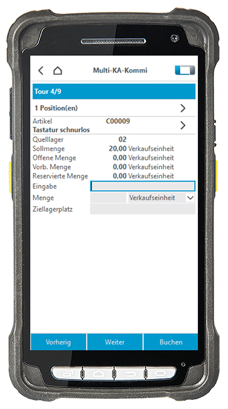 Multikommissionierung für SAP Business One - Schritt 4: Wegeoptimierte Touren