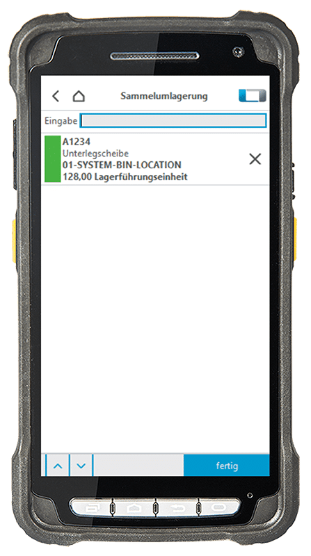 Sammelumlagerung für SAP Business One: Mobil, sicher und effizient