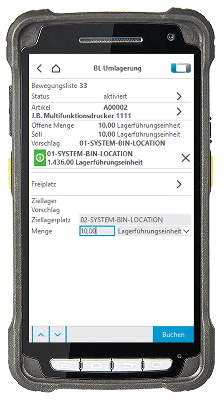 Erweiterungsmodul BL-Umlagerung für SAP Business One: Mit Bewegungslisten zentrale Lagerbewegungen steuern