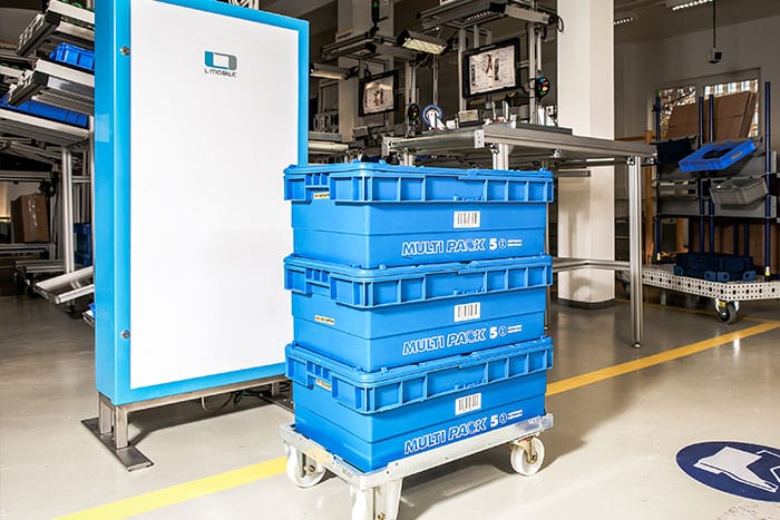 Pufferbestände werden durch ein E-Kanban-System gesteuert