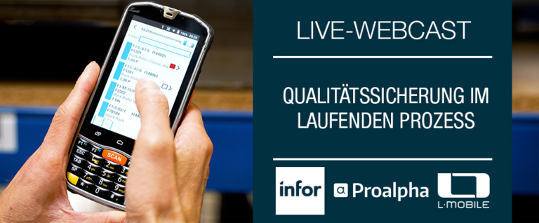 Live-Webcast: Qualitätssicherung im laufenden Prozess für Proalpha und InforCOM
