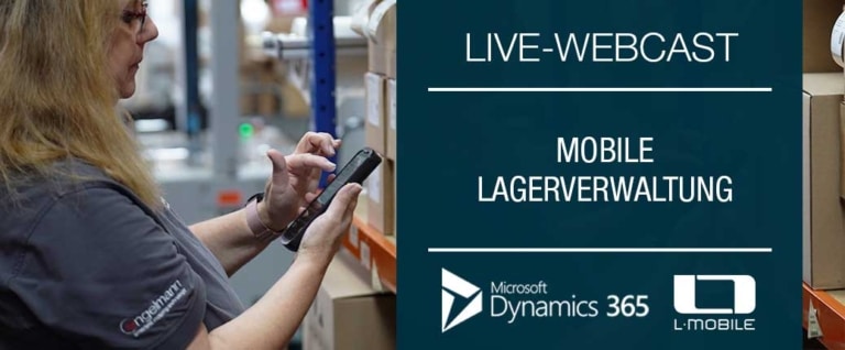 Digitalisierte Lagerverwaltung mit Microsoft Dynamics 365 Business Central / NAV (Navision) – mobile Datenerfassung für schnellere, fehlerfreie Prozesse.