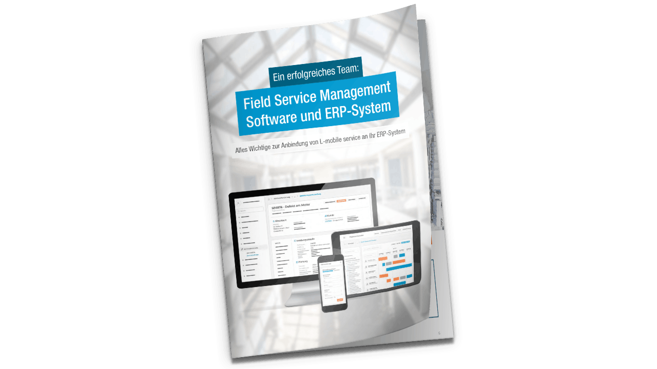 L-mobile service, Field Service Management Software, ERP-System, ERP-Integration, Schnittstelle, Anbindung von L-mobile service an Ihr ERP-System L-mobile service, Field Service Management Software, ERP-System, ERP-Integration, Schnittstelle, Anbindung von L-mobile service an Ihr ERP-System