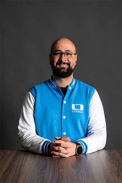 L-mobile Mitarbeiter Hatem Gamoudi