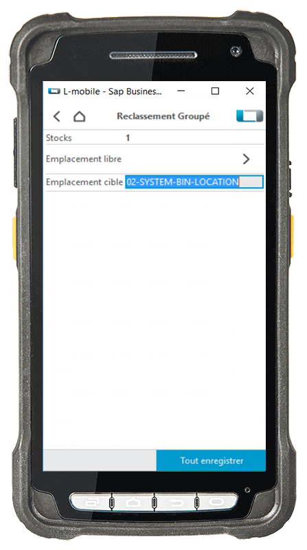 Scanner_Deviceansicht_Sammelumlagerung_3 Sammelumlagerung für SAP Business One: Mobil, sicher und effizient
