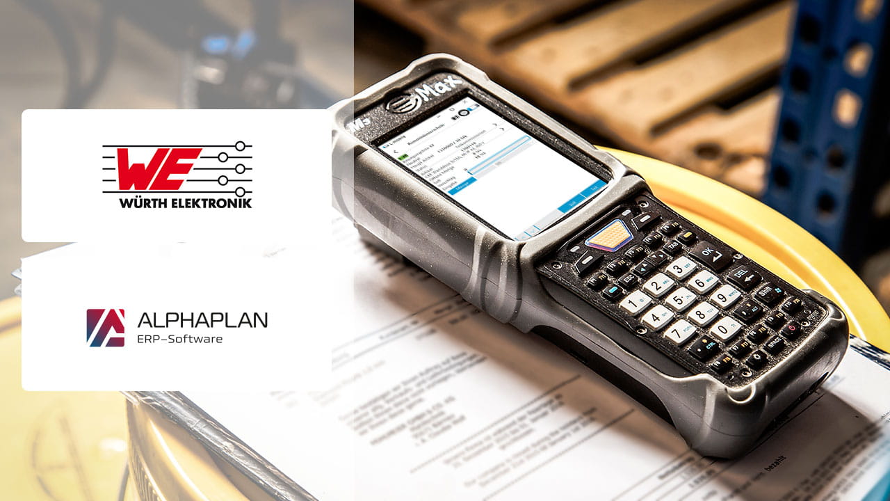 Würth Elektronik GmbH & Co. KG arbeitet digital und effizient mit der mobilen Lagerlösung L-mobile warehouse ready for ALPHAPLAN Würth Elektronik GmbH & Co. KG arbeitet digital und effizient mit der mobilen Lagerlösung L-mobile warehouse ready for ALPHAPLAN
