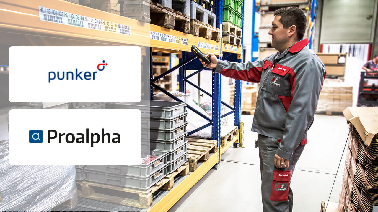 punker GmbH arbeitet digital und effizient mit der mobilen Lagerverwaltungssoftware L-mobile warehouse ready for Proalpha punker GmbH arbeitet digital und effizient mit der mobilen Lagerverwaltungssoftware L-mobile warehouse ready for Proalpha