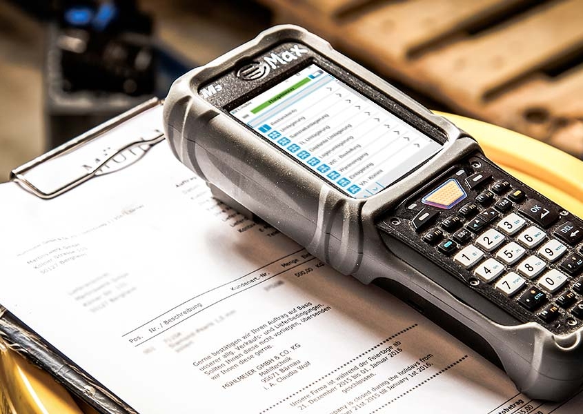 Lagerverwaltungssoftware auf einem Barcodescanner Lagerverwaltungssoftware auf einem Barcodescanner